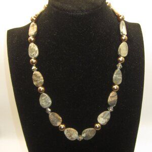Multi Color Stone Necklace